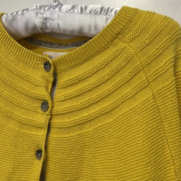 Mini Boden Kids Yellow Cardigan Long Sleeve Sweater size 9-10y 140cm - Picture 3 of 7